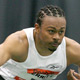  Aries Merritt, a World Junior and NCAA champion while at the University of Tennessee, clears the hurdles in the 60m hurdles.