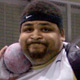  Reigning World Champion Reese Hoffa begins his spin in the shot put.