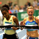  Ethiopia's Sentayehu Ejigu holds off Olympic bronze medalist Shalane Flanagan to win the Women's 5000m by less than one one-hundreth of a second.